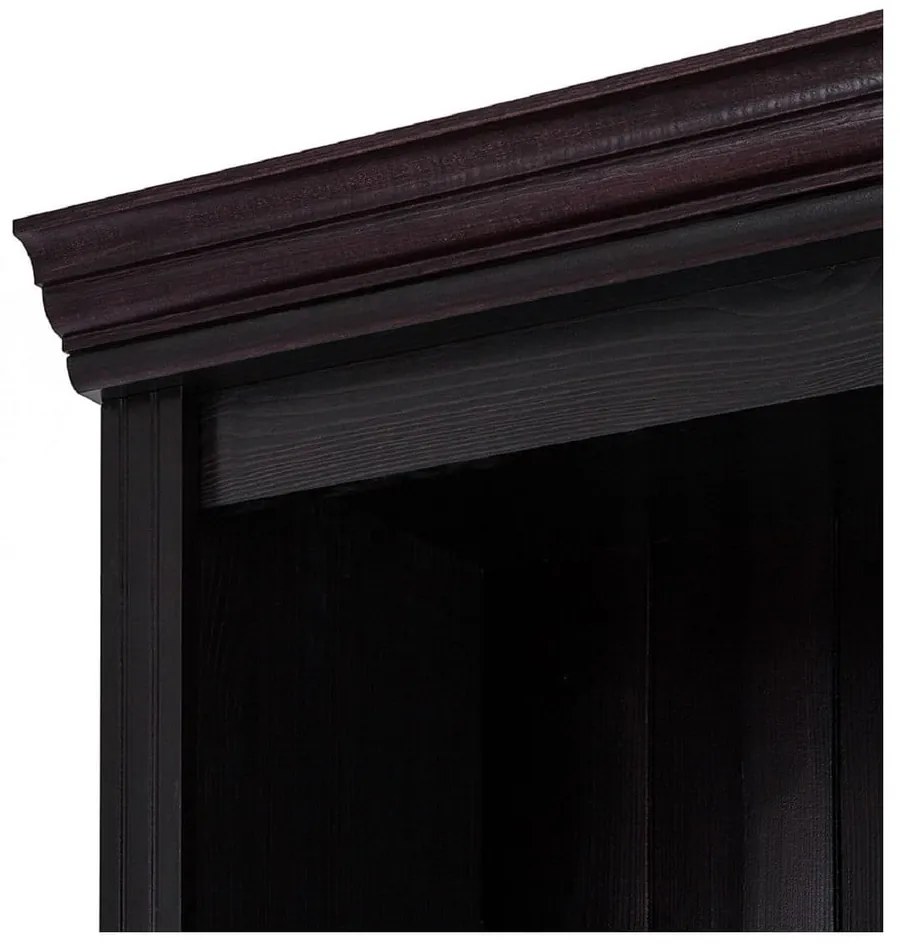 Hnedá TV zostava z borovicového dreva 140x223 cm Anita – Støraa