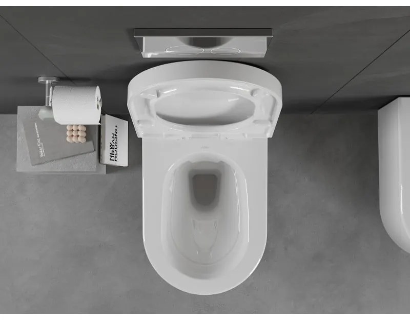 Mexen SOFIA závesná wc misa so sedátkom s pomalým zatváraním, 56 x 37 cm, biela, 30798000