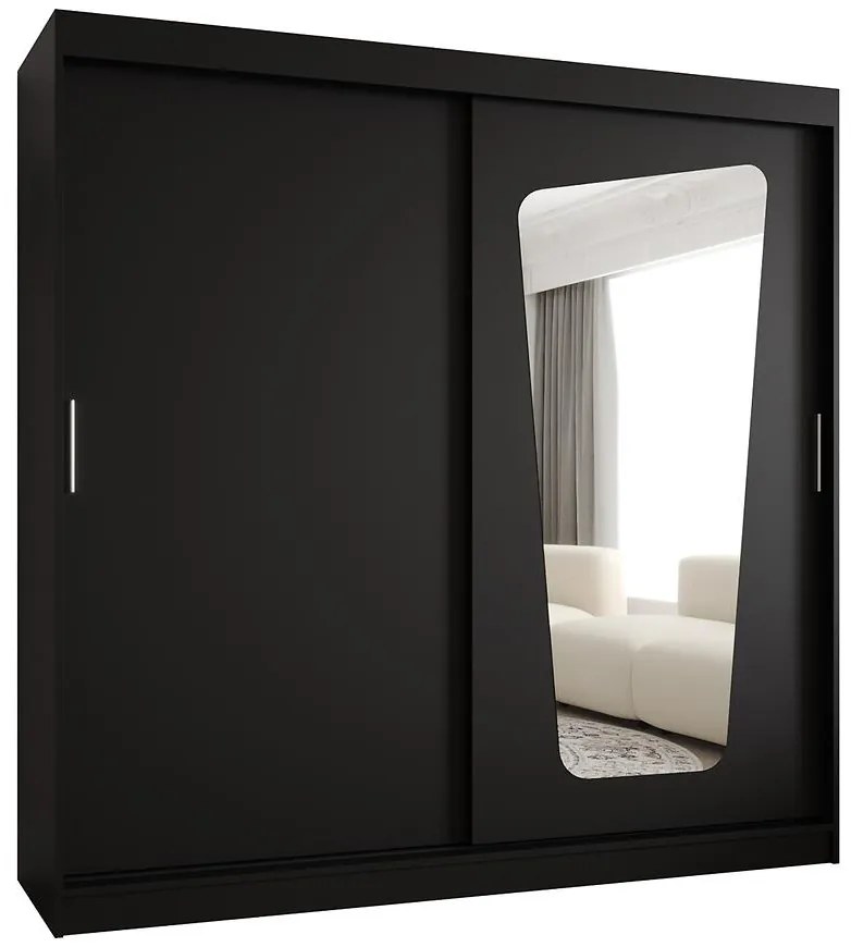 Skriňa Moka 200 čierna