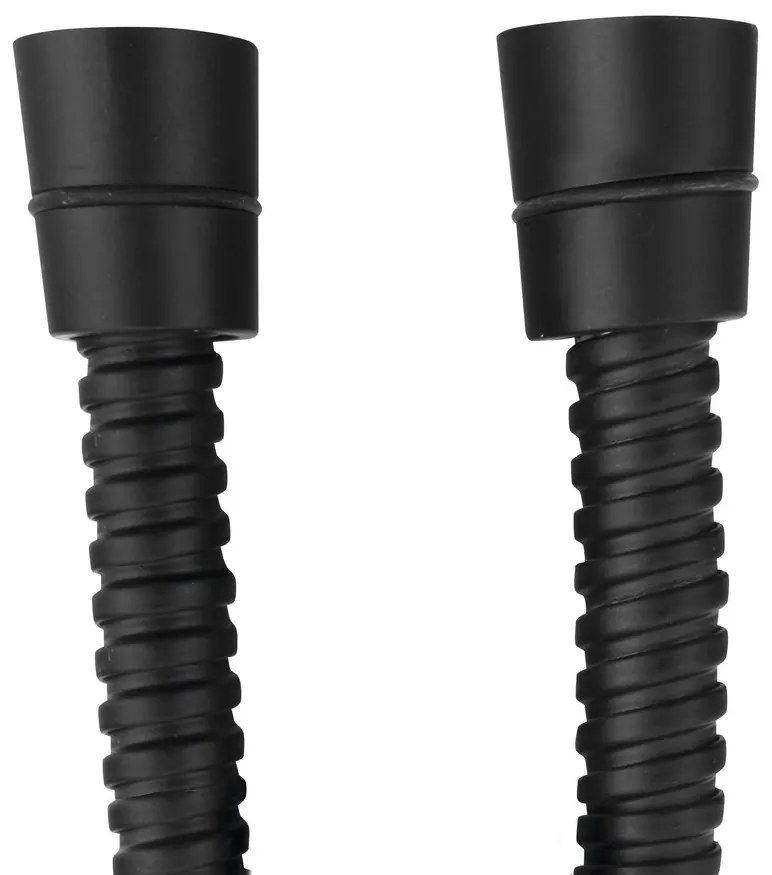 Sapho, POWERFLEX Sprchová hadica, 120cm, čierna mat, FLEX120B