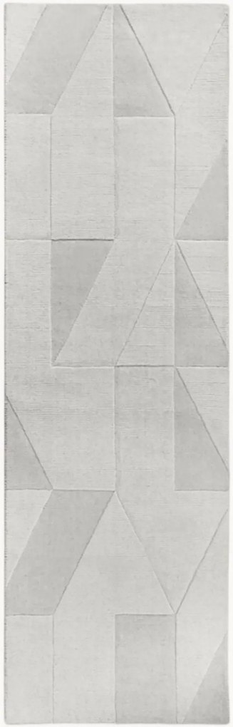 Vlnený behúň s reliéfnou štruktúrou Ursule