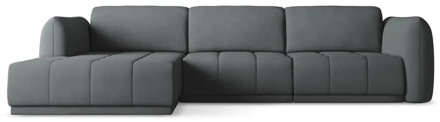 Tmavosivá rohová pohovka (ľavý roh) Hoku – Makamii