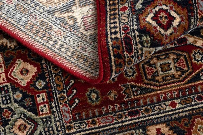 Koberec KESHAN, strapce 7275/53588 bordový / zelený