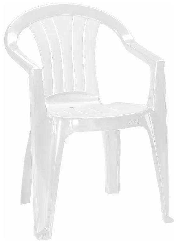Keter Plastová stolička  Sicilia biela