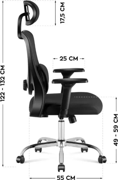 Kancelárska stolička Manager 3.2 Grey