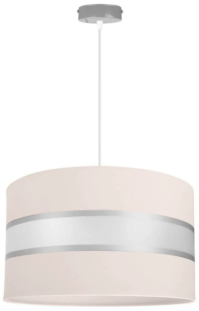 Závesné svietidlo Elegance, 1x textilné tienidlo (výber z 5 farieb), (výber z 3 farieb konštrukcie), (fi 35cm)
