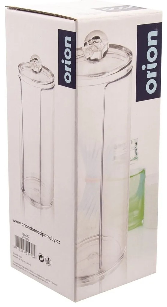 Organizér / Zásobník na vatové / odličovacie tampóny, akrylový BULB