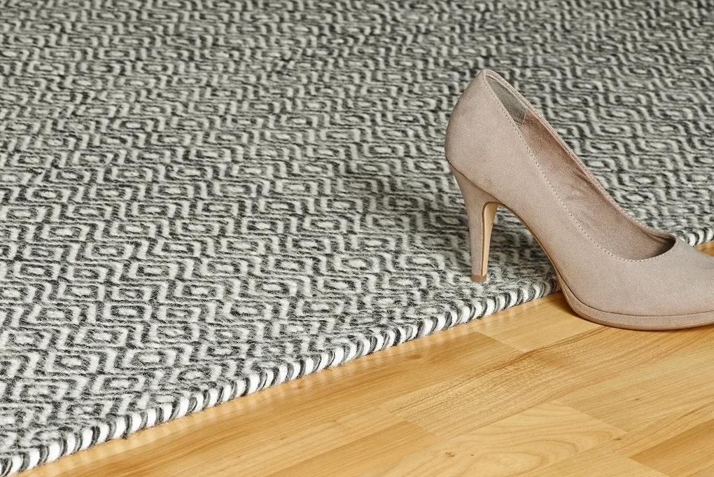 Obsession koberce Ručne viazaný kusový koberec Jaipur 334 Graphite - 160x230 cm