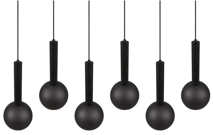 Čierne závesné svietidlo Ciliana – CINQUE