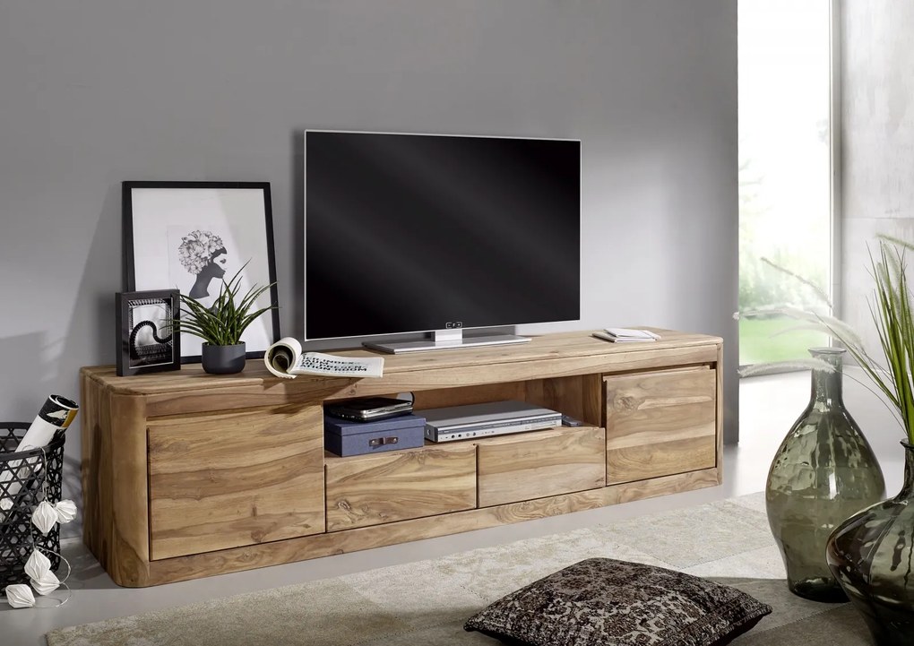 Bighome - MONTREAL TV stolík 200x50 cm, palisander
