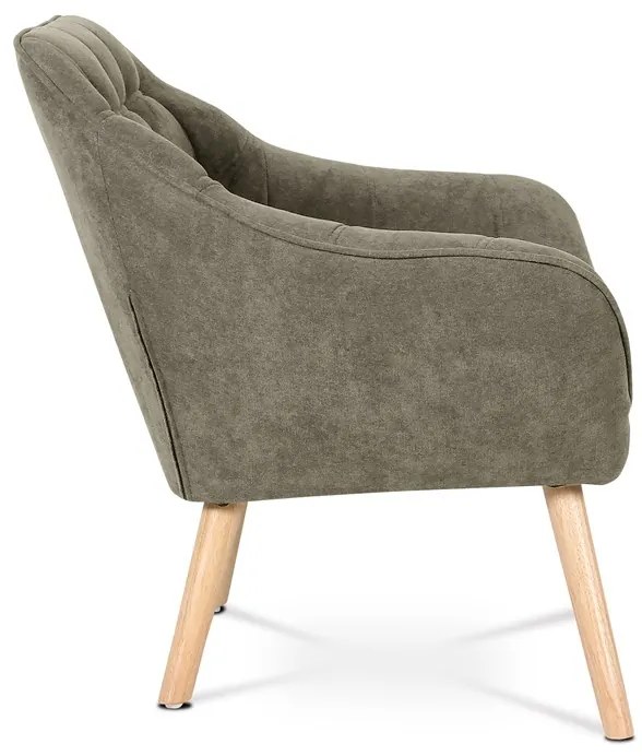 BONTEC Kreslo, sivá látka, AK-321 GREY2 Farba: Šedá