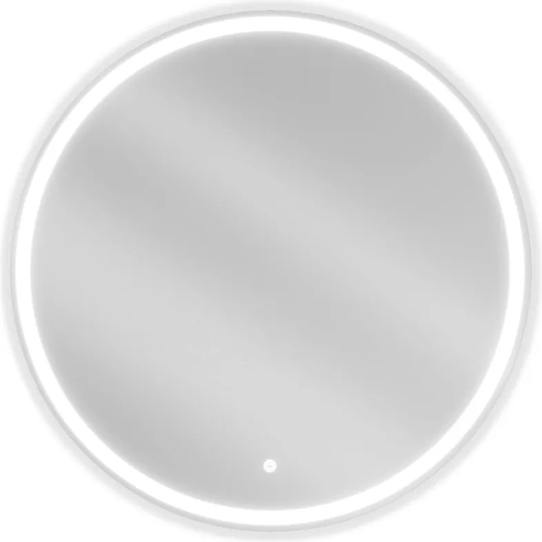 Mexen Gobi, LED okrúhle kúpeľňové zrkadlo s podsvietením 80 cm, 6000K, ochrana proti zahmlievaniu, 9801-080-080-611-00