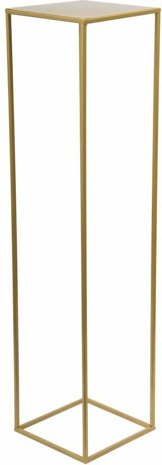 STOJAN NA KVETINÁČ SIMPLE 100X24X24 CM ZLATÁ