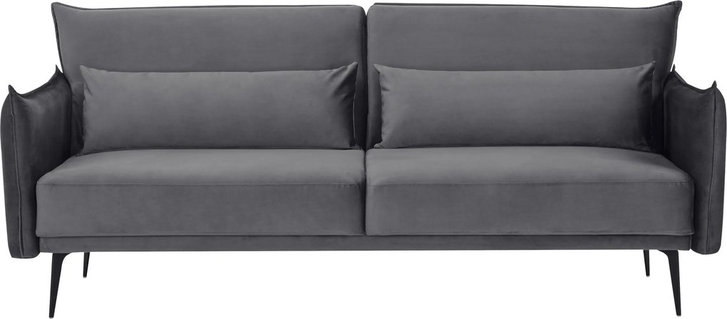 XXXLutz ROZKLADACIA POHOVKA, kov, textil, tmavosivá Stylife - Sedačky - 002781011901