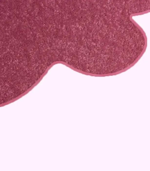 Vopi koberce Kusový koberec Eton ružový kvetina - 160x160 kvietok cm