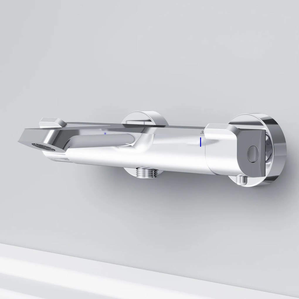 Vaňová a sprchová batéria AM.PM Flash FNA50000 termostat, chróm