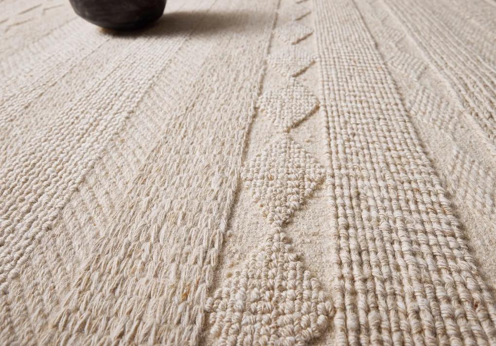 Diamond Carpets koberce Ručne viazaný kusový koberec Grandeur DESP P54/2 Dune White - 240x300 cm