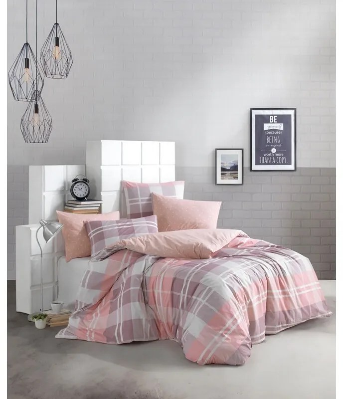 BedTex Bavlnené povlečení Mark růžová, 140 x 220cm, 70 x 90 cm, 140 x 220 cm, 70 x 90 cm