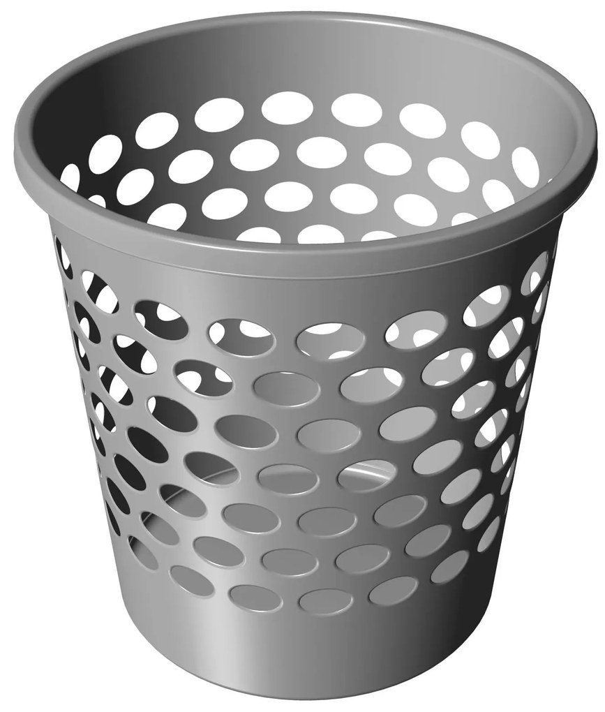 Altom Prelamovaný košík, 10 l, Orplast Farba: Čierna