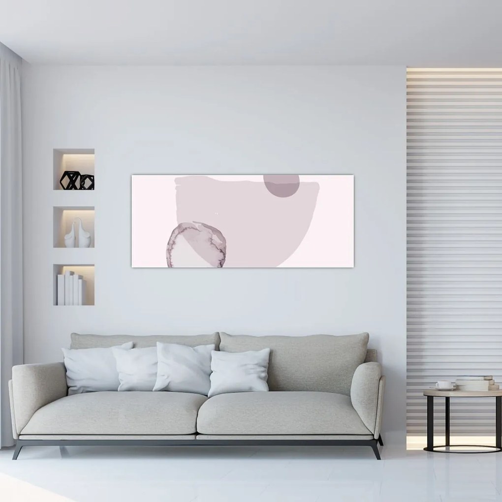 Obraz - Fialový minimalizmus N⁰2 (120x50 cm)