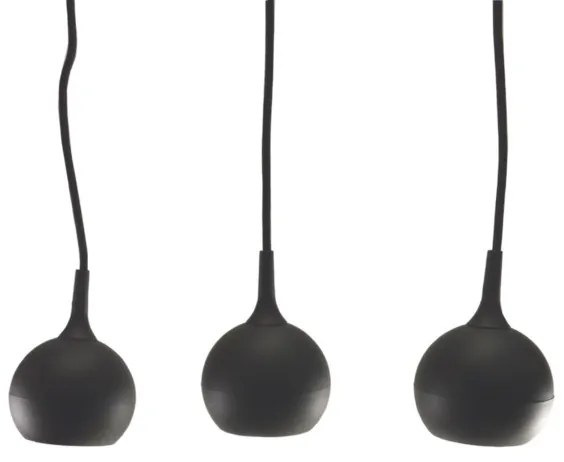 Luster na lanku COLM 3xGU10/30W/230V čierna