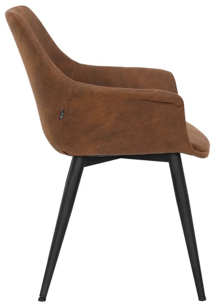 SIMONE ČALÚNENÁ STOLIČKA warm brown