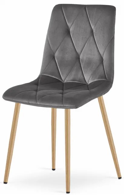 Jedálenský stôl NP so štyrmi stoličkami LIBRA sivé