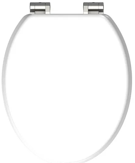 Schütte 84100-A - WC sedadlo, biele, s tichým zatváraním, MDF