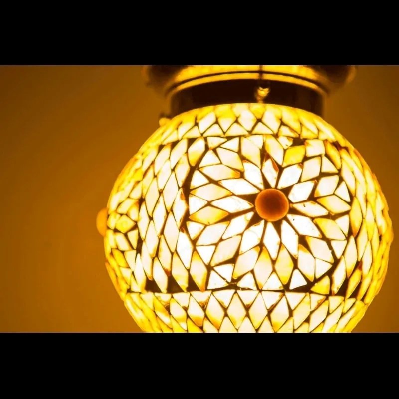 Maroko orient závesná lampa Globe kolekcia SUNFLOWER Ø15
