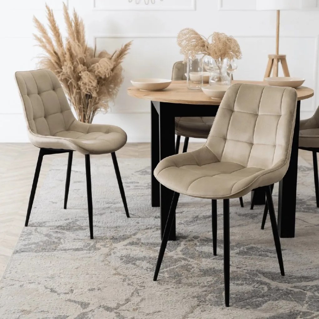 PROXIMA.store - Čalúnená jedálenska stolička CHRIS FARBA: červená