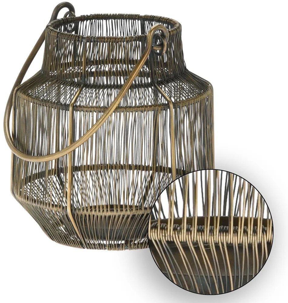 LAMPÁŠ LARA 18X16CM ZLATÁ