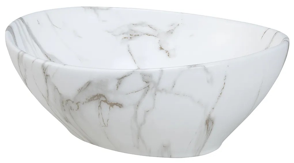 Koupelnová skříňka Fiji Pati s deskou a umyvadly 120 cm bílá/dub coast evoke