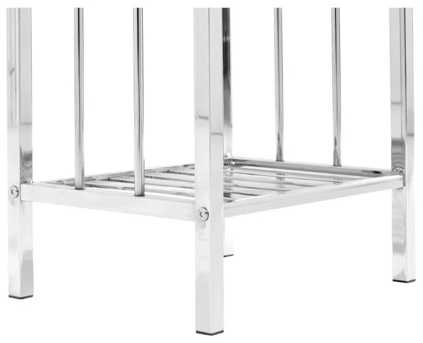 Kúpeľňový regál v striebornej farbe 33x73 cm – Premier Housewares