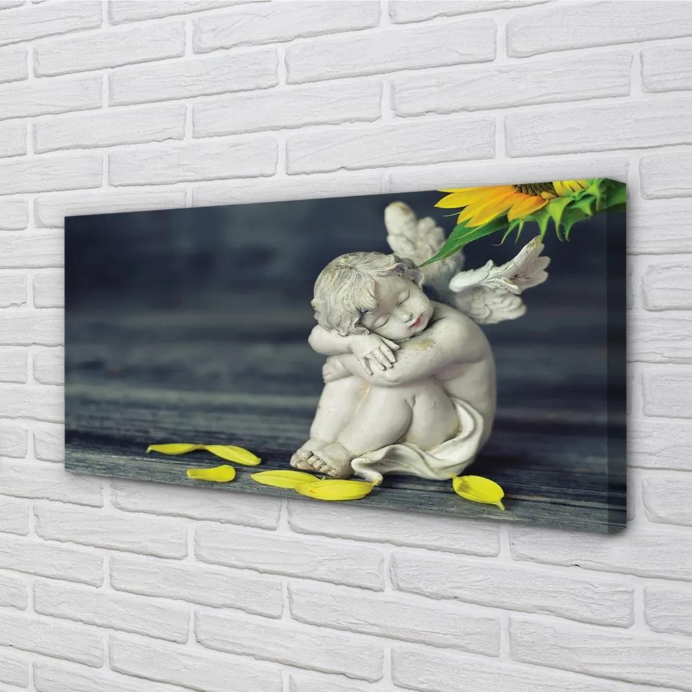 Obraz na plátne Spacie anjela slnečnica 120x60 cm