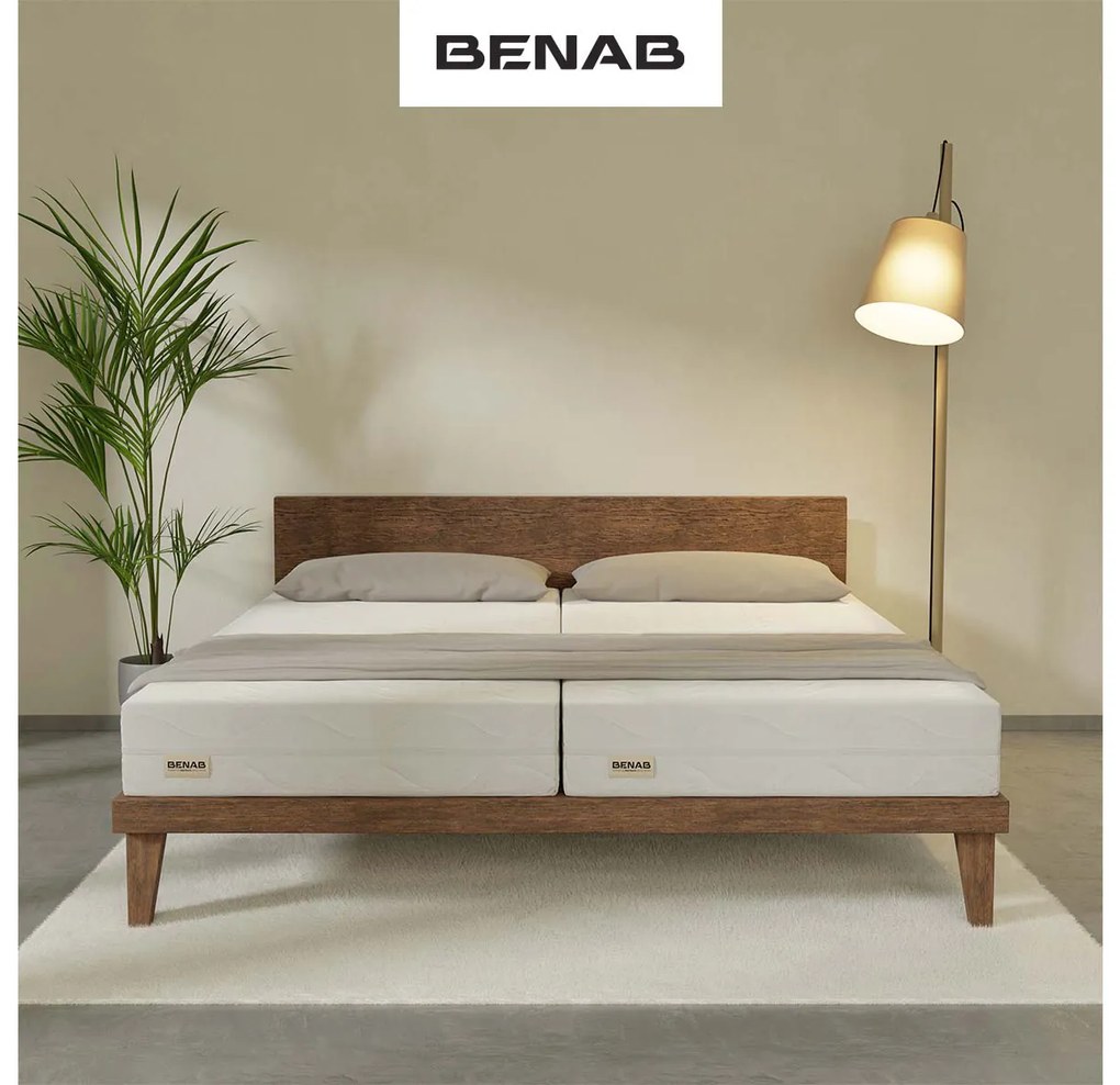 Taštičkový matrac Benab Hefaistos Plus 2.0 200x70 cm (T3/T4) *AKCIA 1+1. Akcia 1+1: certifikovaný ortopedický a antialergický obojstranný matrac pre maximálne pohodlie, s masážnymi nopkami a prírodným kokosovým vláknom. 763304