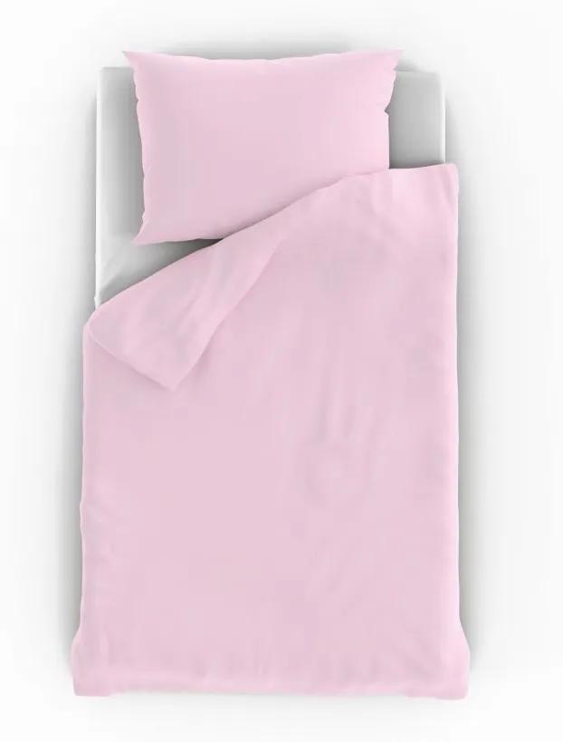 Bavlnené obliečky do detskej postieľky Ružové  90x135/45x60 cm