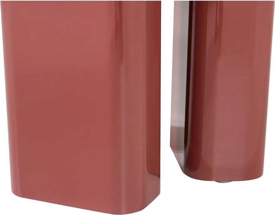 Lesklý okrúhly odkladací stolík ø 40 cm Orivo – WOOOD