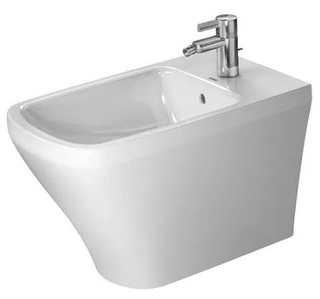 DURAVIT DuraStyle samostatne stojací bidet kapotovaný s otvorom, 370 mm x 630 mm, s povrchom WonderGliss, 22831000001