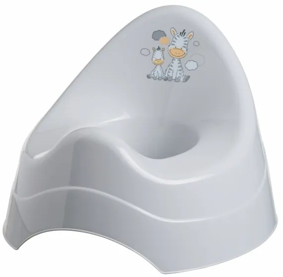 BISK Erga 4 KIDS, detský nočník ZEBRA, šedá, ERG-08318