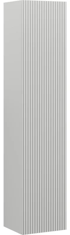 Mexen Rivel, kúpeľňový podstavec 35 cm, 1 dvierka, s drážkami, matná sivá, 91A21-03016-1-BF62