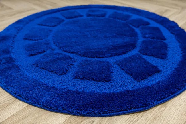 Kúpeľňový koberček Ocean modrý kruh