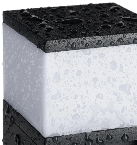 Kanlux 38766 - Vonkajšia lampa DASTEN 1xG9/11W/230V 80 cm IP44 čierna