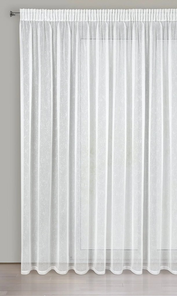 ZÁCLONA NA PÁSKE KELLY 300 X 250 CM BIELA