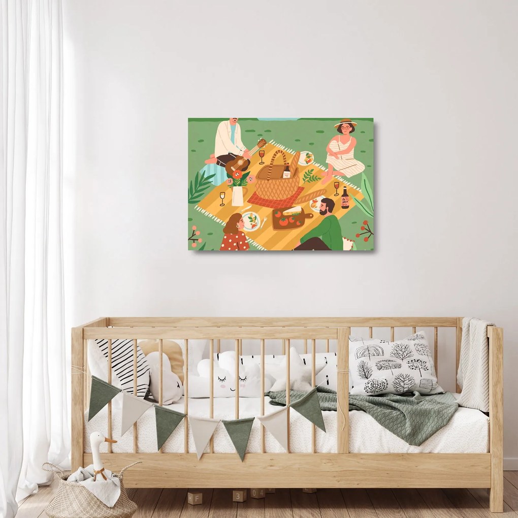 Sklenený obraz - Summer love (70x50 cm)