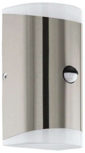 Eglo 75544-LED Vonkajšie nástenné svietidlo so senzorom CARPINERA 2xGU10/4,6W/230V