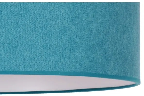 Duolla - Stropné svietidlo BRISTOL 1xE27/15W/230V pr. 45 cm tyrkysová/biela