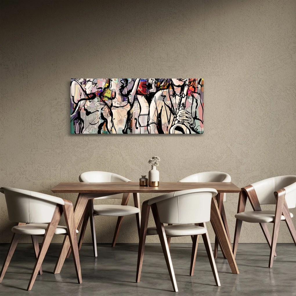 Obraz - Jazzová noc (120x50 cm)