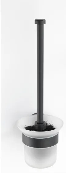 WENKO 24243100-WC kefa BOSIO BLACK 10x35 cm nerezová oceľ/strieborná/satinovaný