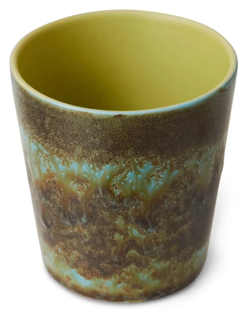 HK living Kameninový hrnček Coffee mug 70's Tidal 200 ml