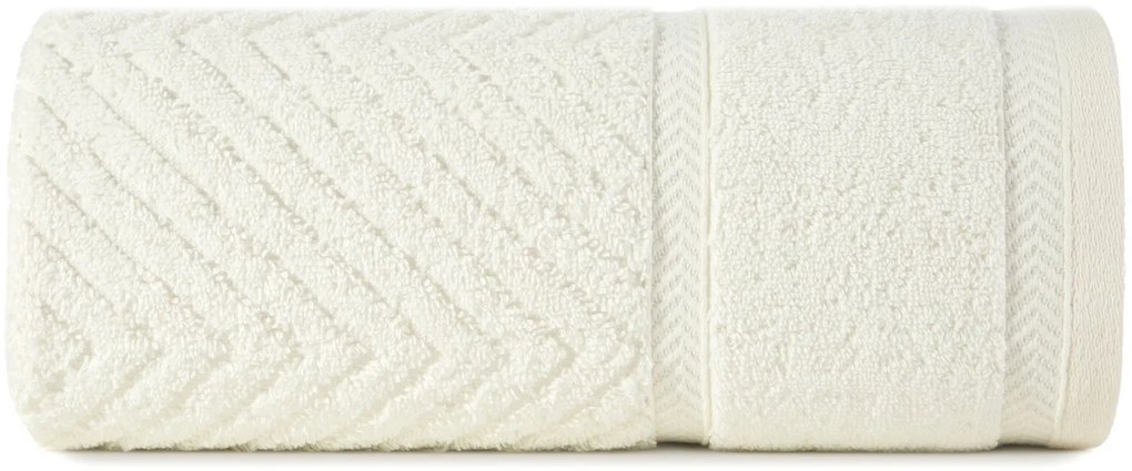 BAVLNENÝ UTERÁK KALIA2 50X90 CM KRÉMOVÁ